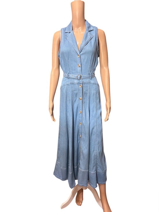 Robert Rodriguez Dresses & Skirts - NWT Robert Rodriguez Junifer Kona Light Wash Denim Sleeveless Maxi Dress Sz 2